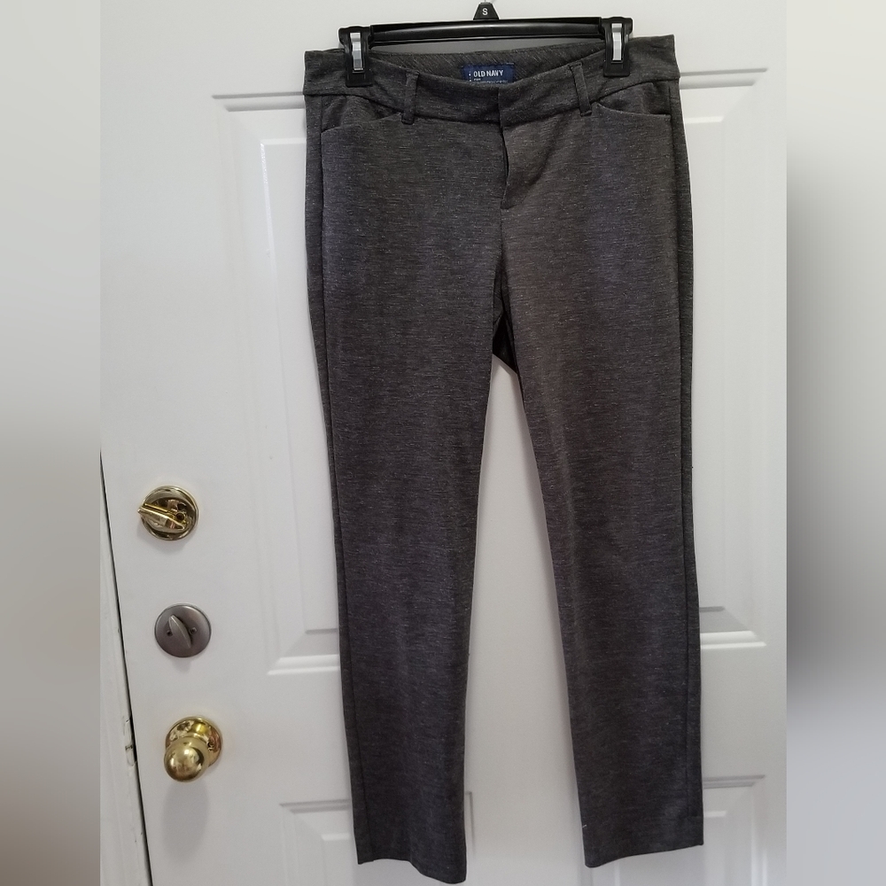 Charcoal Gray Knit Pixie Pants